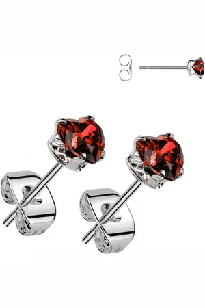 LMPiercings NL Oorbellen hartje 3 mm