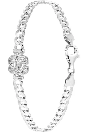 Lucardi Jongens - Armband met hanger met plating - Cadeau - Echt - Zilverkleurig