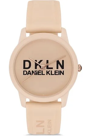 Daniel Klein DK.1.12645-7 - Horloge - Analoog - Dames - Vrouwen - siliconen band - rond - Crème