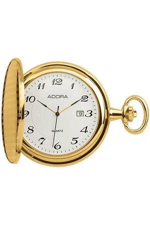 Adora Deluxe goudkleurige zakhorloge TU 9093