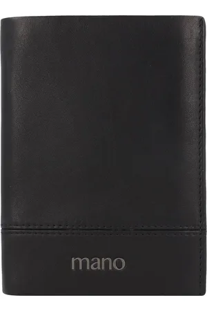 Mano Portemonnee Don Romeo Vertical wallet with flap Zwart