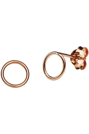 JUULRY Rosé Goud Plated Kleine Cirkel Oorknopjes 3MM