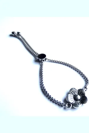 2 Love It Roos - Armband - Lengte: 19 - 24 cm - Stainless steel - Verstelbaar in maat
