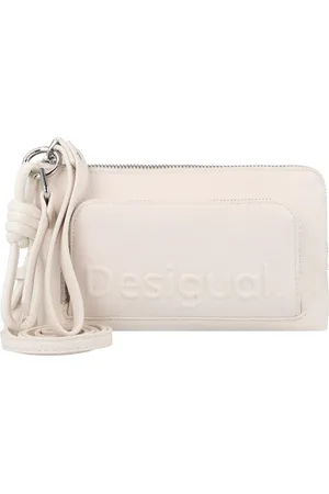 Desigual Schoudertas Half Logo 24 Lisa Crossbody Bag Crème