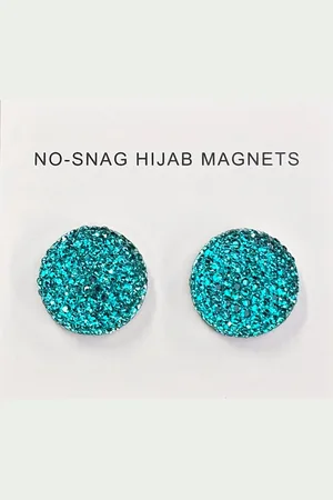 Fako Bijoux® 2x Hoofdoek Magneet - Magnetische Broche Acryl - Magneetbroche - Sjaal - Hijab Accessoires - Abaya - 18mm - Set 2 Stuks