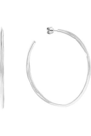Calvin Klein CJ35000111 Dames Oorsteker Staal Hoop