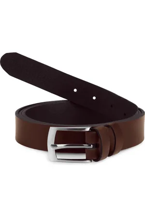 Ladeheid Herenriem - Riem - Broekriem - Verstelbaar - Leer - LA-EL-XXL - - 130 cm