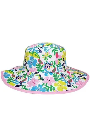 Banz Baby Zonnehoedje Omkeerbaar Bloemen 48 Cm
