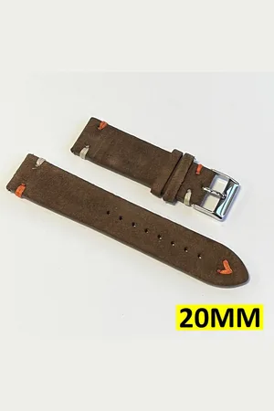 Merkloos Suede Horloge Band - Horlogebandje - Nato Strap - Universeel - 20MM