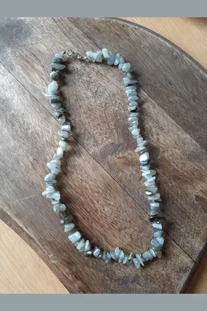 Ruben Robijn Splitketting Labradoriet - Collier