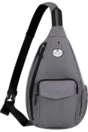 Merkloos Stijlvolle borstzak, crossbody bag, licht bloemenpatroon, rugzak voor dames, waterdicht, kleine slingtas, borstzak, schouderzak voor dames, met flessenvak, voor reizen, sportief, wandelen