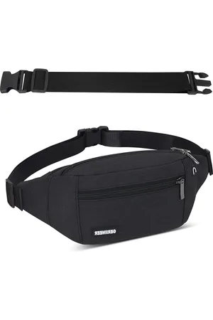 Merkloos Waterdichte Taille Heuptasje met 30 cm Verlengde Riem - Geschikt voor Hond Wandelen Running Reizen Fietsen Outdoor - Unisex