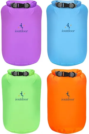 Merkloos Waterdichte tas - 2 stuks 10L/20L/40L/70L droge tassenset, lichtgewicht outdoor droge zakken voor watersport, veilige sluiting, voor kajakken, boottochten, kanoën / vissen / raften / zwemmen, , waterbestendig.