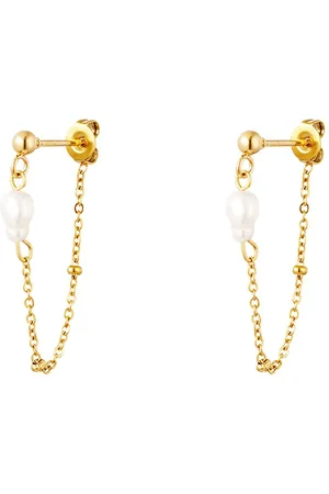 LMPiercings NL Oorbel met parel - goud