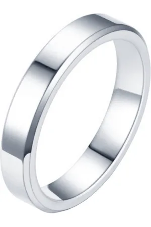 LGT JWLS LGT Jewels smalle stalen ring Zilverkleurig 4mm-18mm