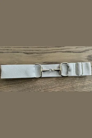 Merkloos Paardrijriem - - Zilver - Trensriem - Paardrij Riem - Paardrijden - Riemen
