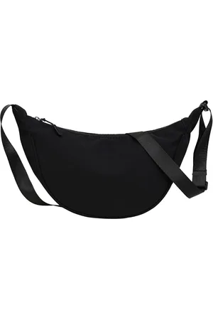 Merkloos Crossbodytas Dames Crescent Moon schoudertas, nylon handtas, crossbody heuptas, dames schoudertas met schouderband, verstelbare schoudertas, dames klein voor dames reizen