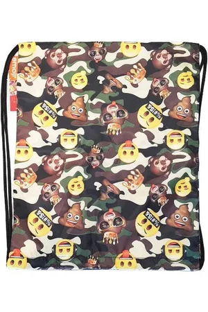 Akyol Emoji gymtas - emoji - gymtas voor jongens - stoere gymtas - zwemtas - school - tas - rugzak - gymtas - kinderrugzak - 35cm x 28cm - trekkoord rugtas