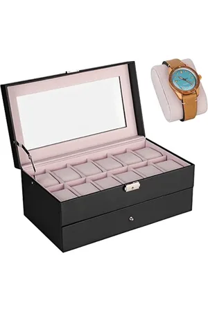 Merkloos Horlogedoos \ horloge opbergbox | kijkdoos | horlogedoos | Horlogekist - watch box jewelry box