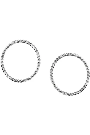 Zilver Silver Circle Earrings - Amona Jewelry