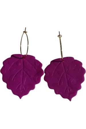 2 Love It Herfst Blad - Oorbellen - Stainless steel - Polymeerklei - 5 x 3 cm