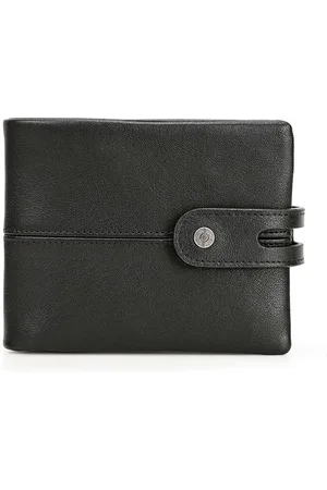 Contacts Leren portemonnee heren Crazy Horse Leather - portefeuille heren - mannen cadeautjes cadeau voor man - portemonnee heren pasjes houder - Top kwaliteit Leer
