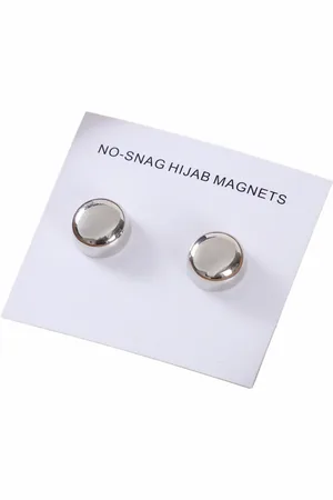 Fako Bijoux® 2x Magnetische Broche - Magneetbroche - Hoofddoek Magneet - Sjaal - Hijab Accessoires - Abaya - 12mm - 2 Stuks
