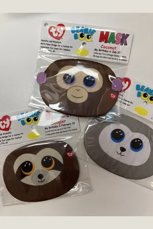 TY 3 mondmaskers - Coconut Dangler Slush