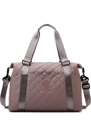 Merkloos Reistas - dames - Weekendtas - Vliegtuigtas - Handbagage vliegtuig - Sporttas - 43x28x18 cm met nat vak, grote capaciteit, waterdichte zwemtas voor reizen, sport, fitness