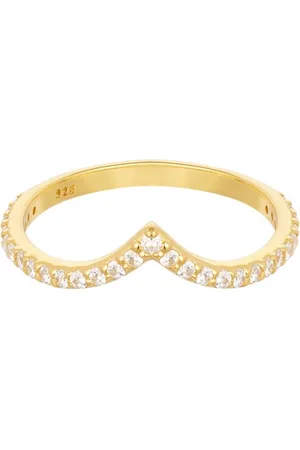 Yehwang Ring dak steentjes - 925 zilver - - 18 - 925 Sterling Silver