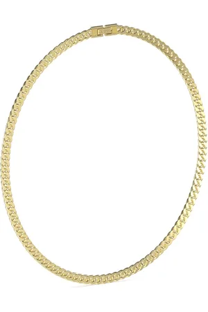 Guess Heren heren stalen goldplated collier LINK CITY - Ketting - Staal - Goudkleurig - 54 cm