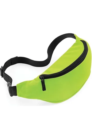 Merkloos Heuptasje/fanny pack limegroen 38 x 14 x 8 cm festival musthave / Verstelbaar