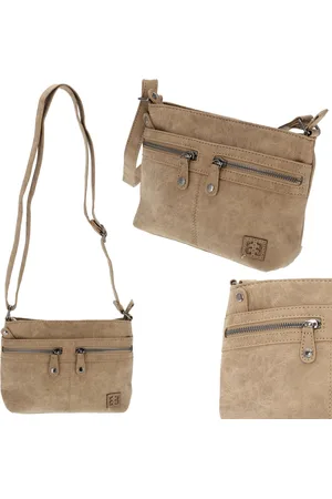 Enrico Benetti Crossbodytas met Rits | Imitatieleer - 25x17x7cm - | Ideaal Schoudertas voor Reizen & Dagelijks Gebruik | Handtas met 5 Vakken & Verstelbare Schouderband