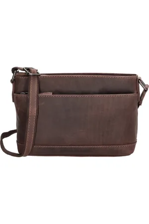 Hide & Stitches Japura Crossbody Schoudertas - 100% Leer - - 100% Leer