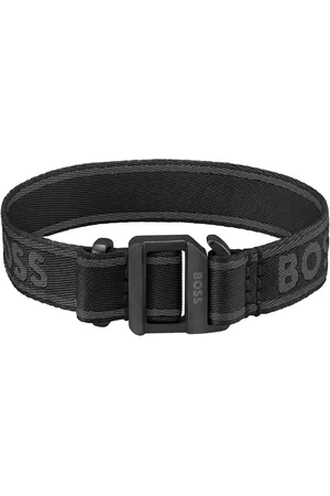 HUGO BOSS HBJ1580488 COLIN Heren Armband - Gevlochten armband - Sieraad - Textiel - - 16 mm breed - 20 cm lang