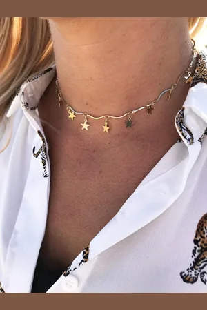 Joboly Ster Sterretjes Choker - Dames - - 30 cm