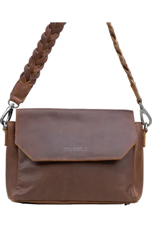 DSTRCT Medium Crossbodytas / Schoudertas Dames - Leer - Preston Park