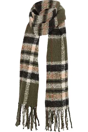 sarlini Sjaal dames - Sjaals - Winter - Gestreept - Gebreid - 200 x 45 cm