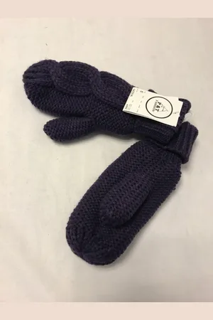 P&T Kinder Wanten 10-14j, , Gebreid met Fleece Binnenin