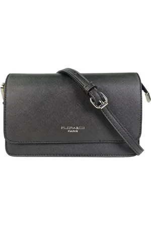 Flora & CO Flora&Co - Saffiano - Crossbodytasje - met instelbare riem en draagketting