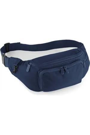 Quadra Heuptasje/buideltasje voor volwassenen - 37 x 15 cm - Donkerblauw- fanny pack - voor op reis/onderweg