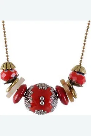 Behave Ketting kort - - bloem - verlengketting