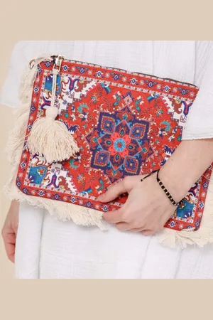Merkloos Dames tasje Ibiza/ Hippie Patronen stijl