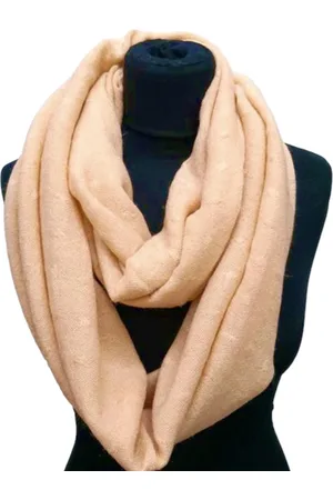 Merkloos Colsjaal - Loop Sjaal - Abrikoos Kleur - 88 x 60 cm (B109#)