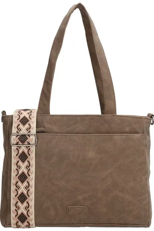 Beagles Malaga Hand & Schoudertas Shopper met Trendy Schouderband - Tote Bag