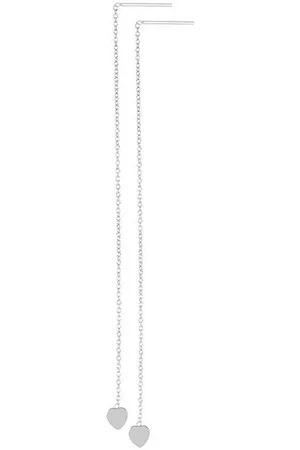 Ixxxi Jewelry-Chain Heart-Zilverkleurig-Dames Oorbellen
