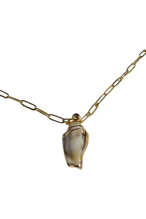 2 Love It Schelp - Ketting - Stainless steel - Lengte 46 cm - Goudkleurig