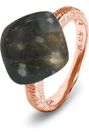 Silventi 9SIL-21150-54 Zilveren Ring - Dames - Flash labradouriet - Edelsteen