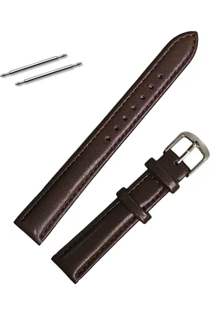 Fako Bijoux® Horlogebandje - Echt Leer - Super Soft - 14mm