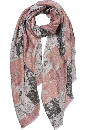 Clayre & Eef Sjaal Dames Print 80x180 cm Shawl Dames